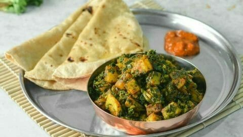 Aalu Methi with 2 Chapatis