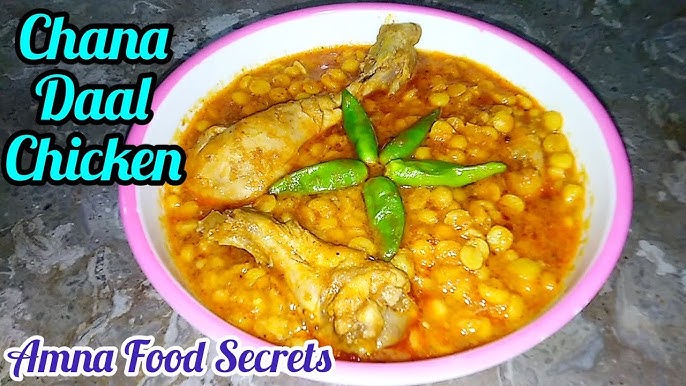 Chanay ki Daal Chicken